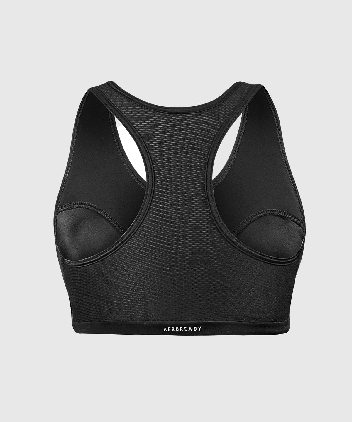 Adidas Sports Bra with Integrated Chest Protector - Black/White