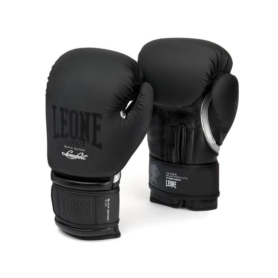 Leone Gn059 Guantes de Boxeo - Negro