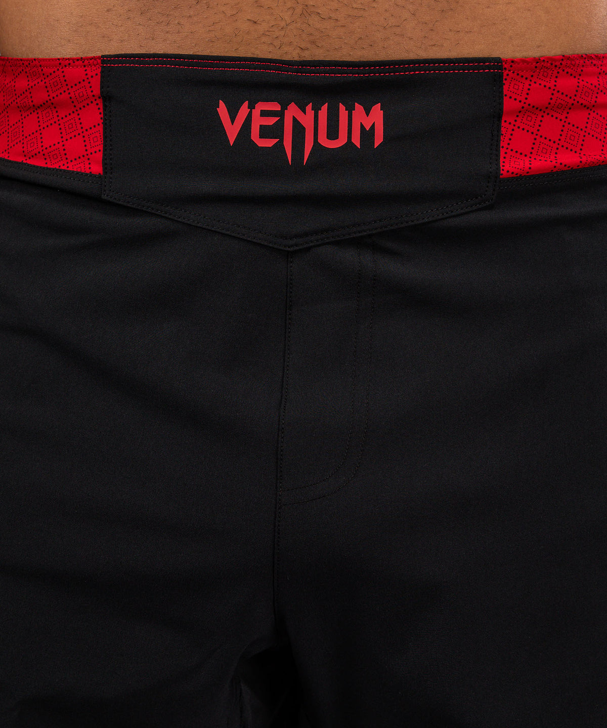 Venum x Roger Gracie Signature Short de Combate - Negro/Rojo