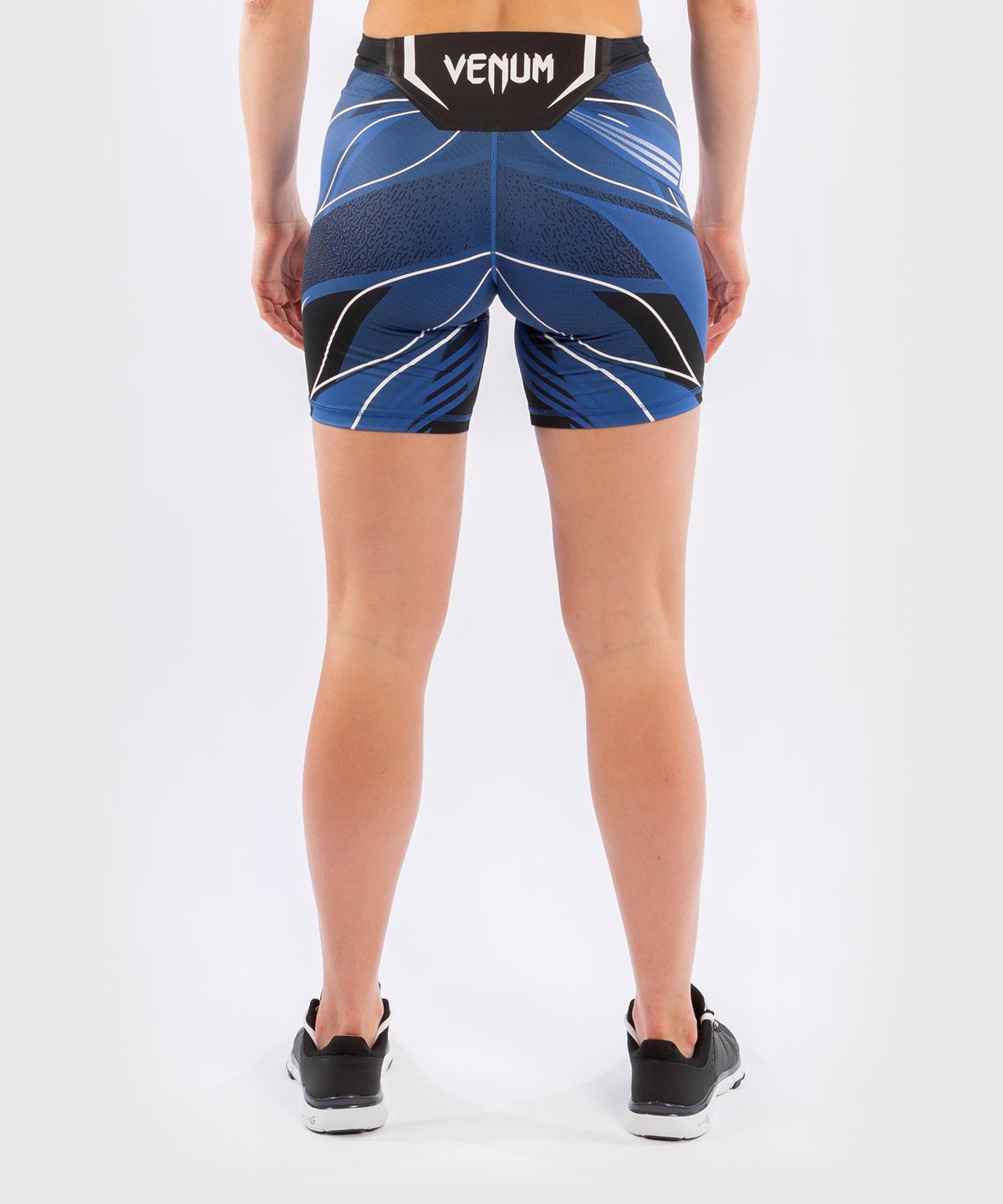 Women's UFC Venum Authentic Fight Night Compression Short - Long Cut - Blue