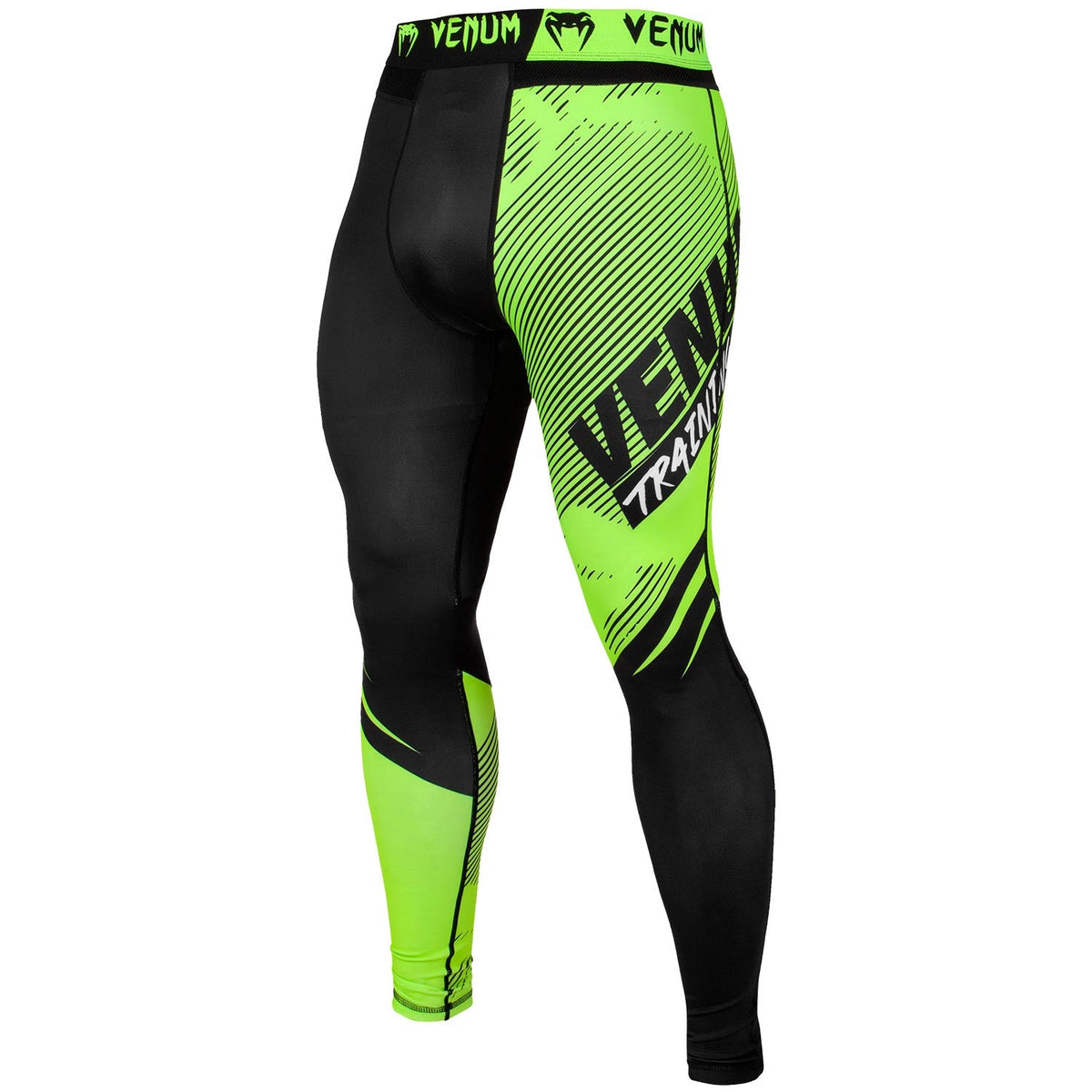 Pantalon de Compression Venum Training Camp 2.0 - Noir/Jaune Fluo