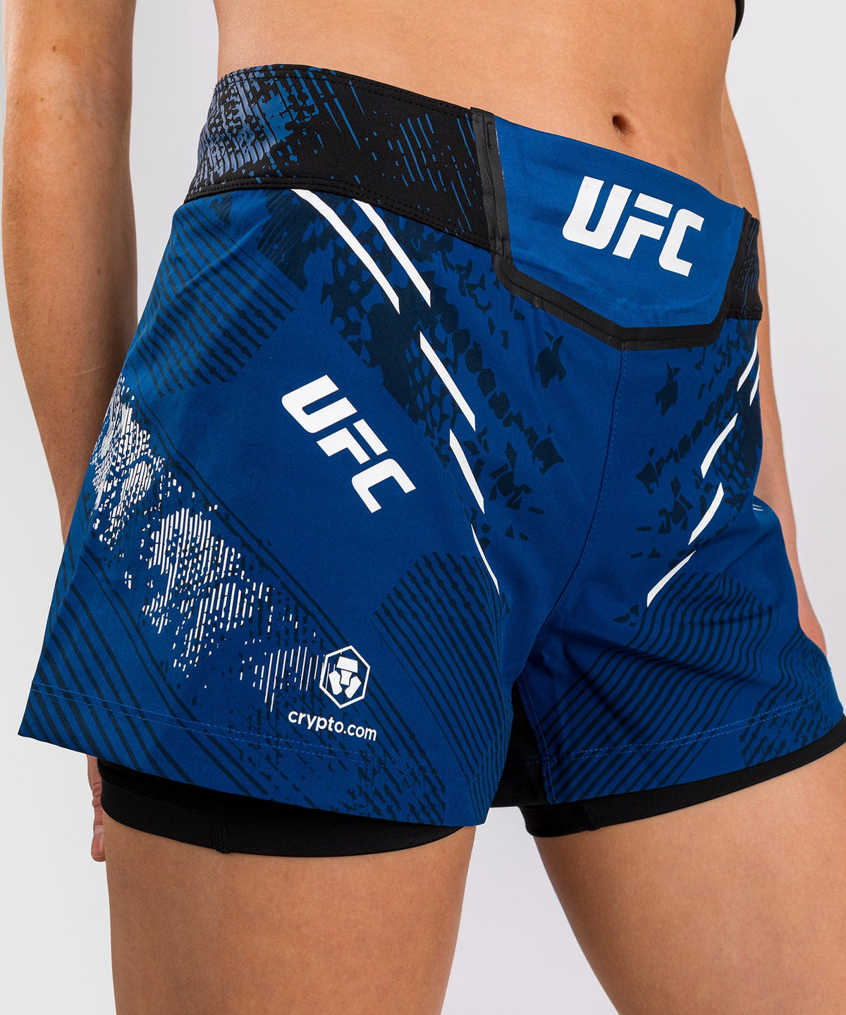 Women's UFC Adrenaline by Venum Authentic Fight Night Shorts - Blue