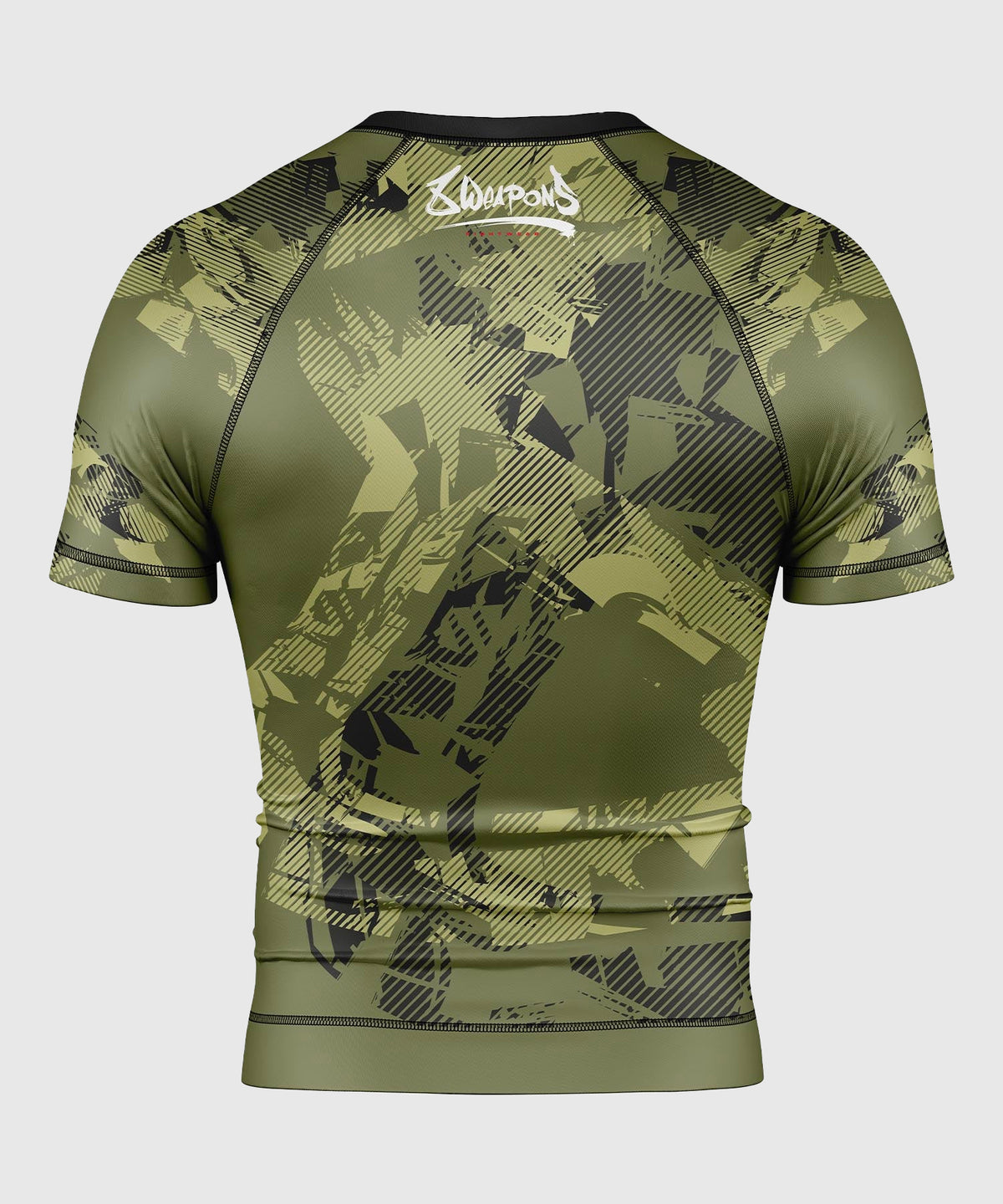 8 Weapons Hit 2.0 Kurzarm-Rashguard - Oliv