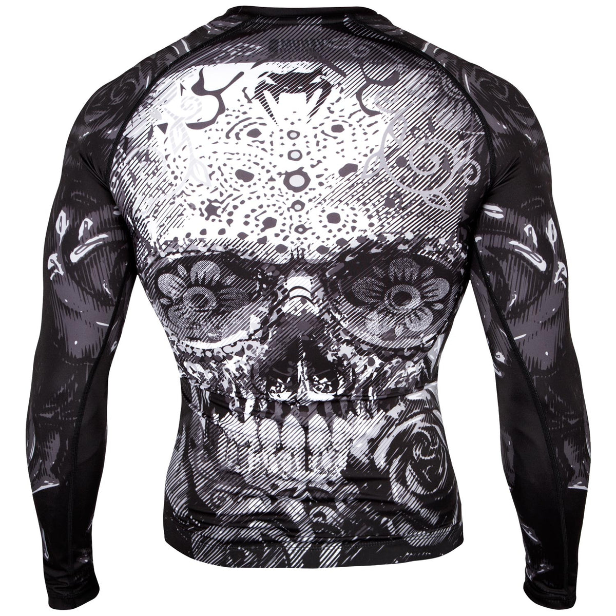 Rashguard Venum Santa Muerte 3.0 - Maniche lunghe - Nera/Bianca