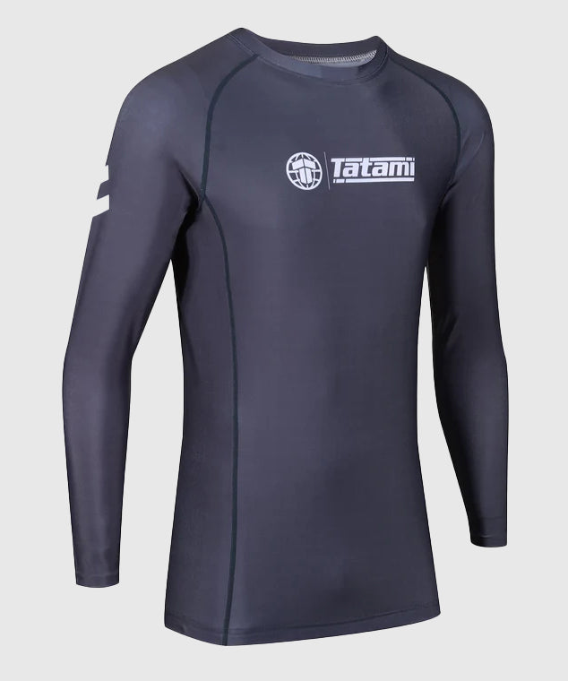 T-Shirt De Compression Impact Manches Longues Tatami Fightwear - Gris