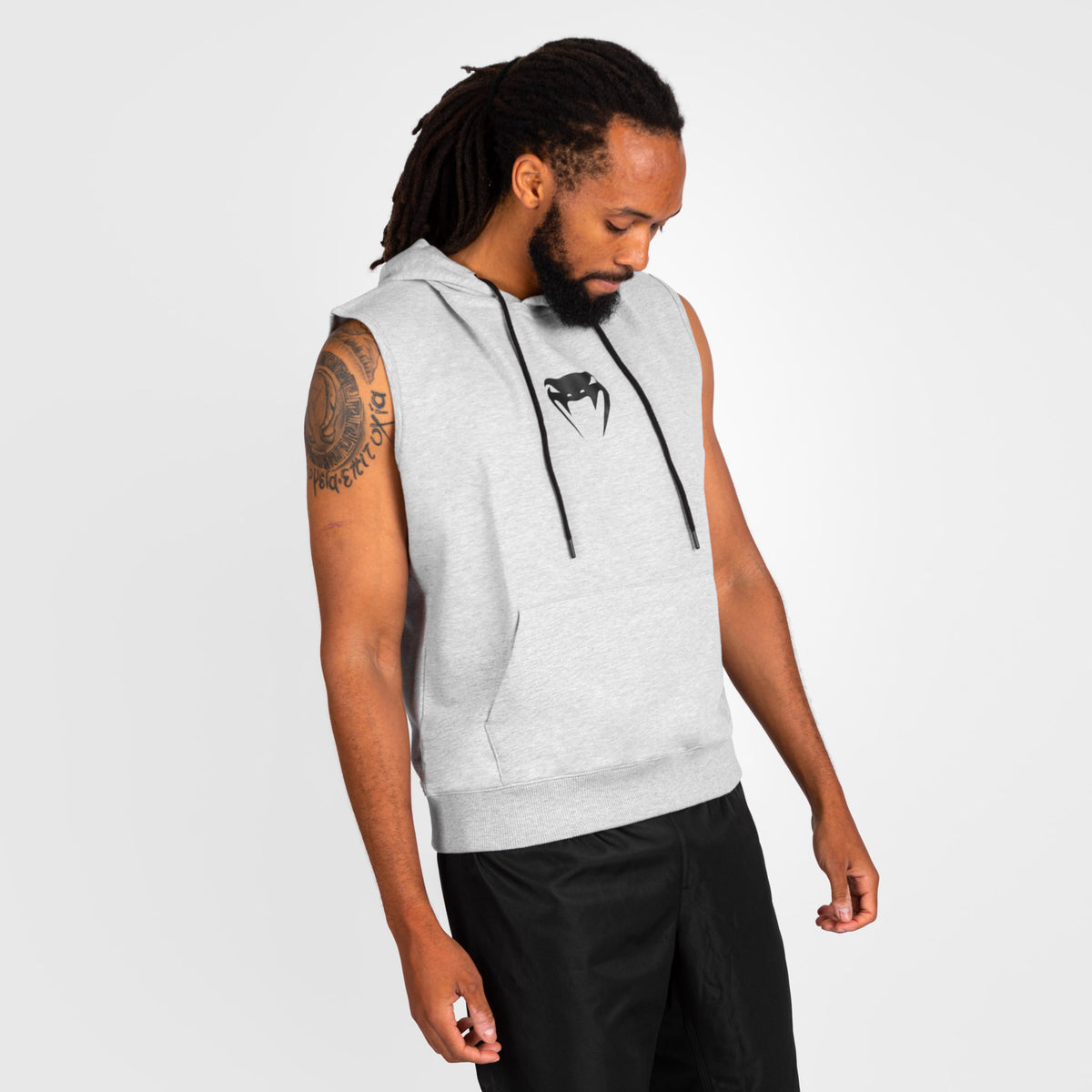 Sweat à capuche Sans Manches Venum – Gris