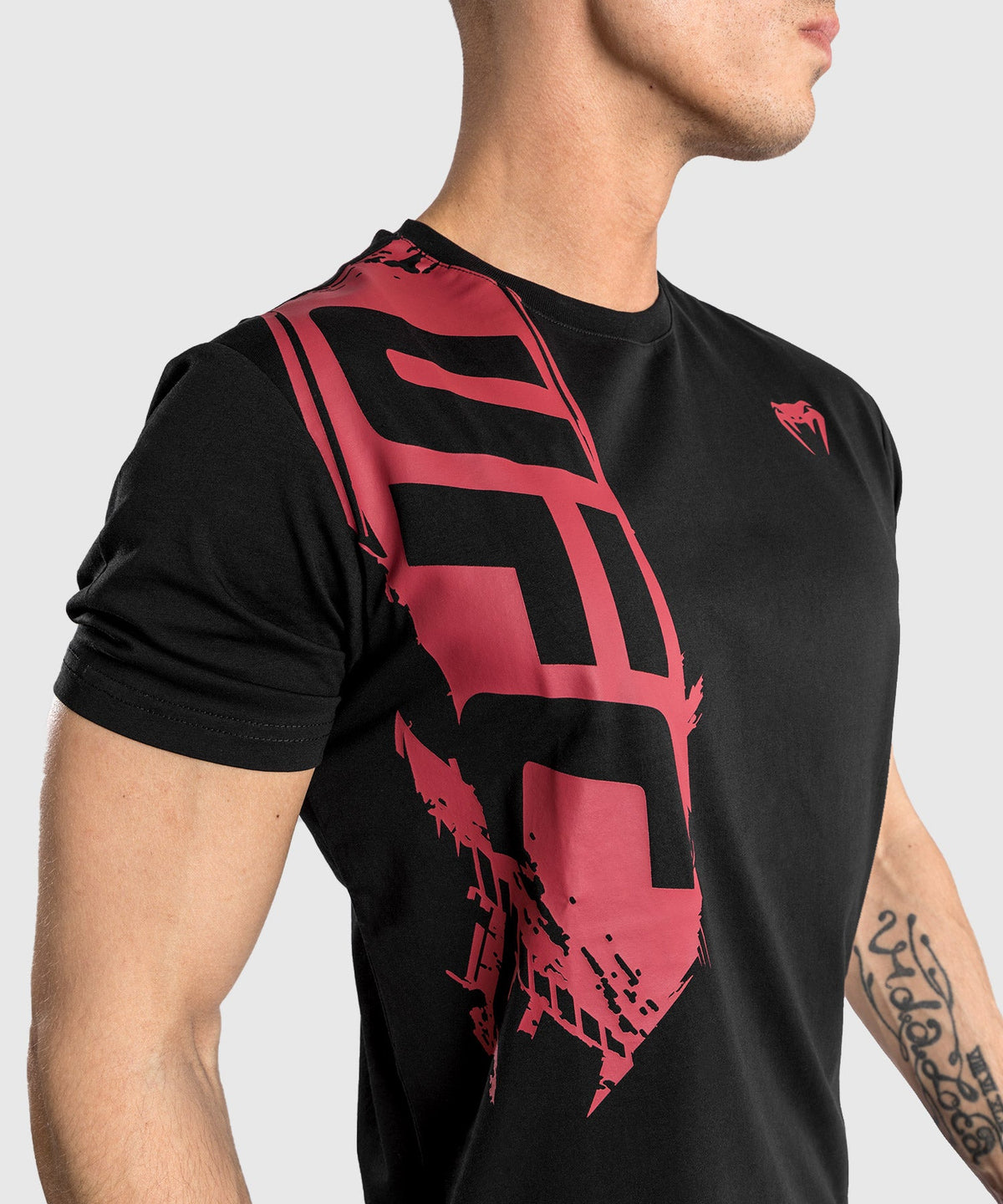 UFC T-Shirt Venum Authentic Fight Week 2.0 - Short Sleeve - Black/Red