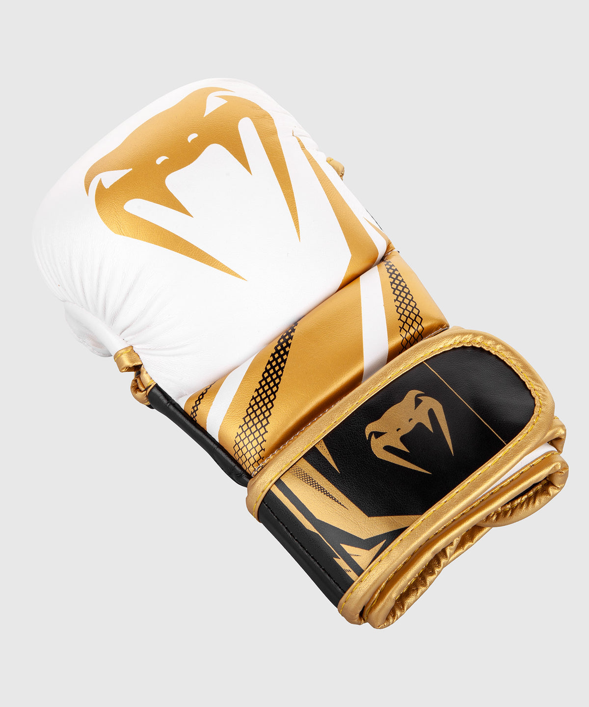 Venum Challenger 3.0 Guanti da sparring MMA - Bianco/Nero/Oro