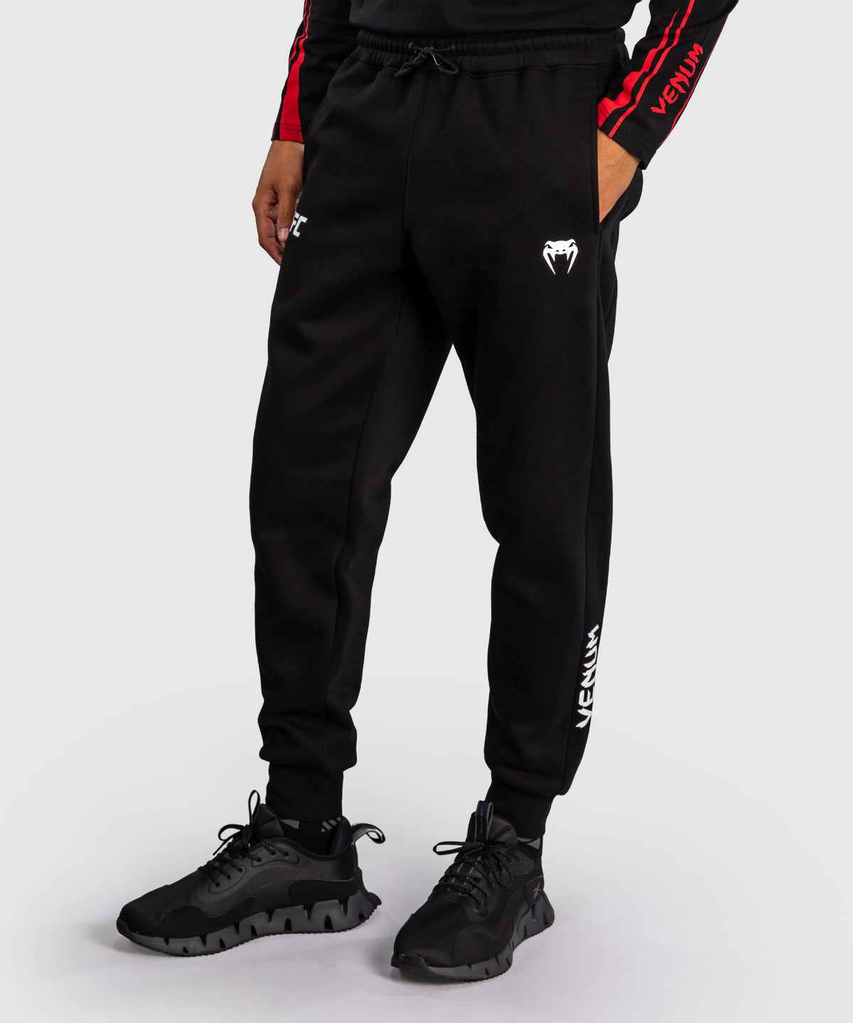 Venum UFC Unity by Venum Authentic Fight Week Pantaloni in Cotone da Uomo - Nero