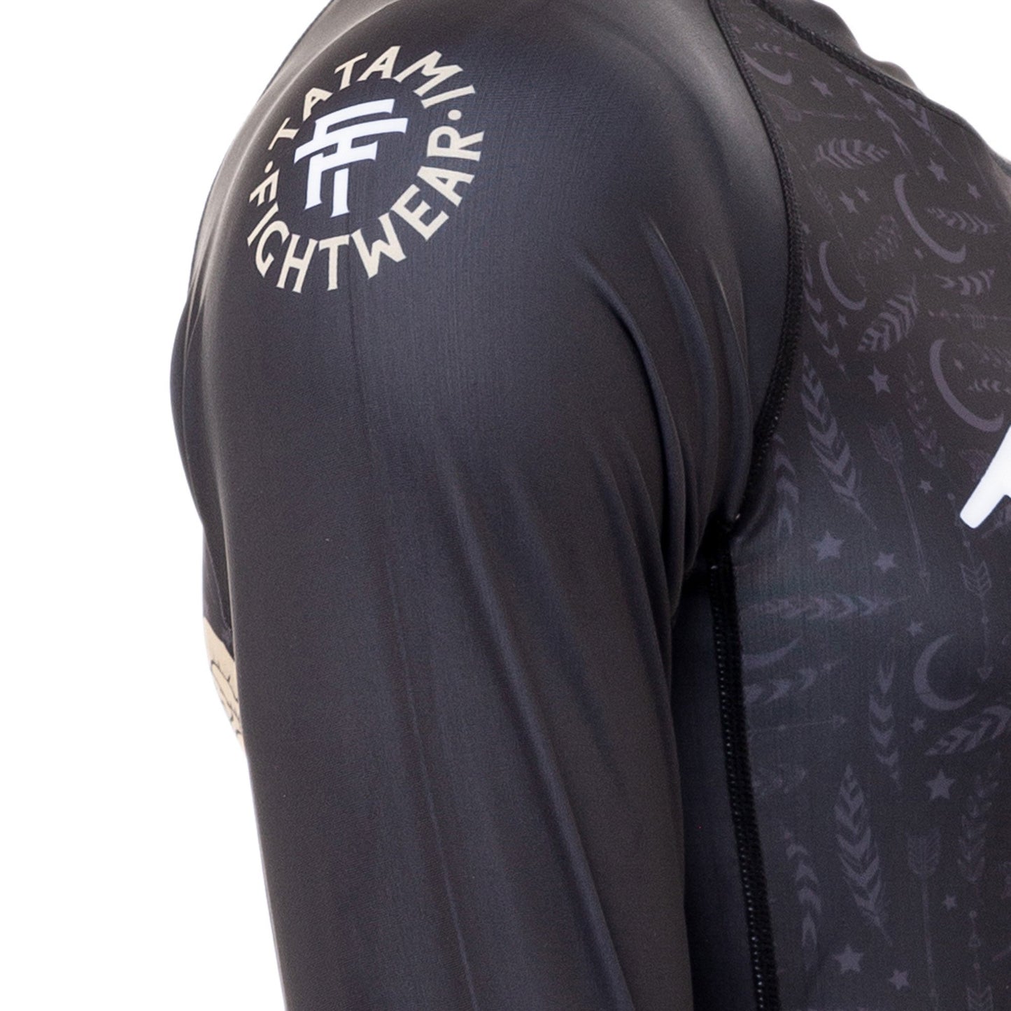 Tatami Fightwear Totem Eco Tech Camiseta de Compresión Reciclada Manga Larga - Negro/Blanco