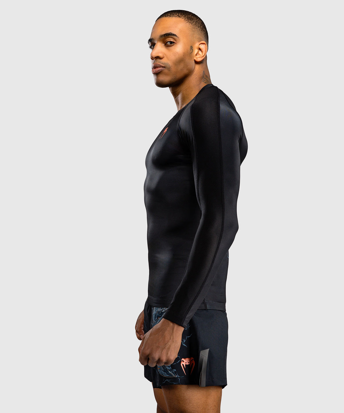 Venum Thunder Dragon Rashguard Manga Larga – Negro/Gris/Cobre