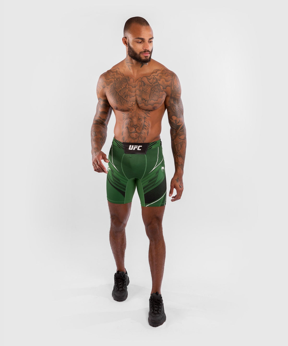 UFC Herren Kompressionsshorts Venum Authentic Fight Night - Long Cut - Grün
