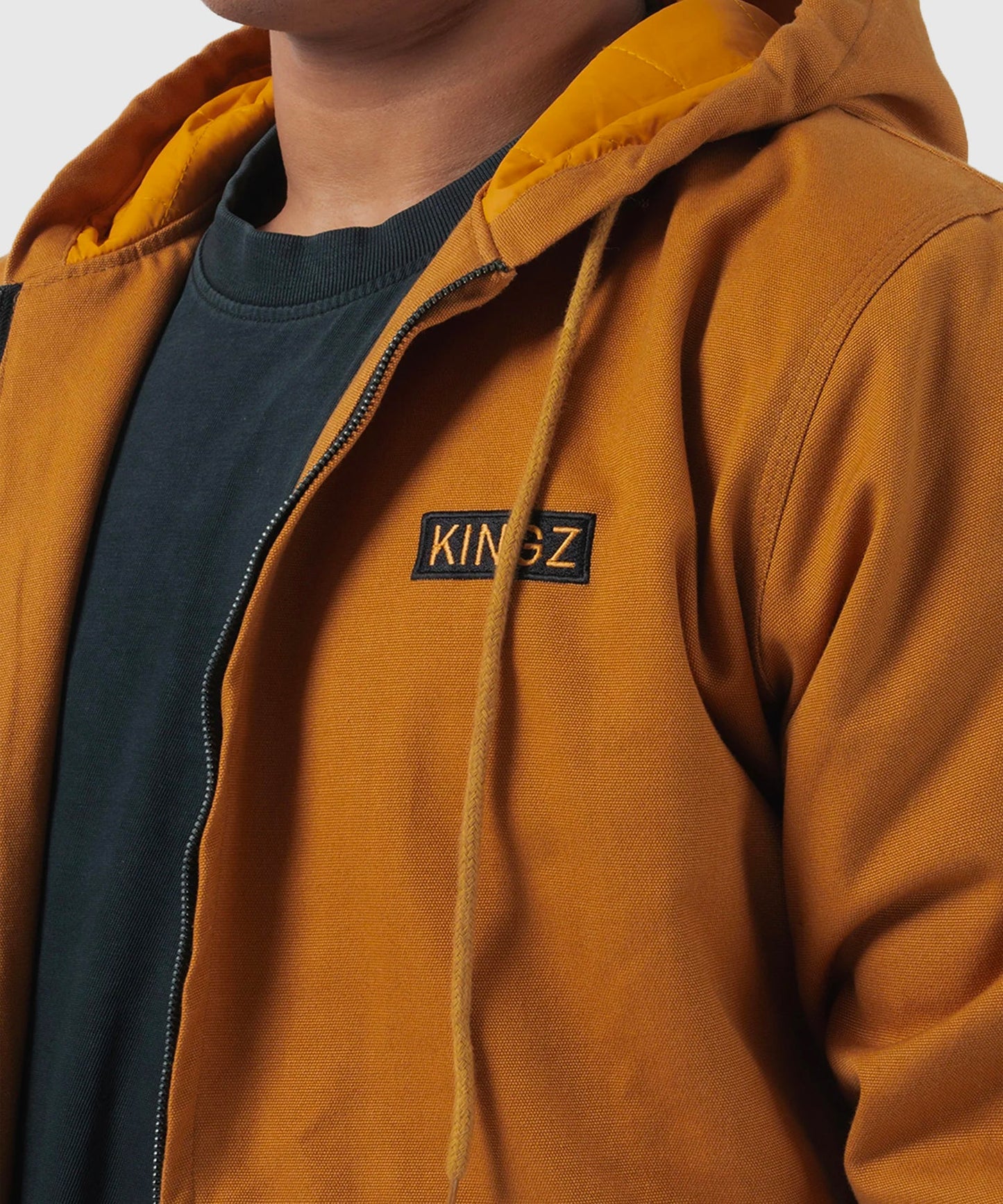Kingz Canvas Jacket - Brown