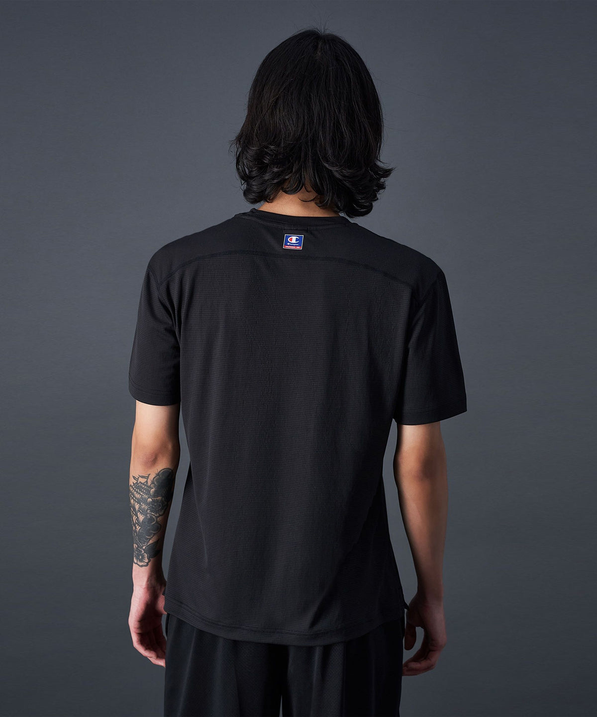 T-Shirt Champion Quick-Drying Réfléchissant - Noir