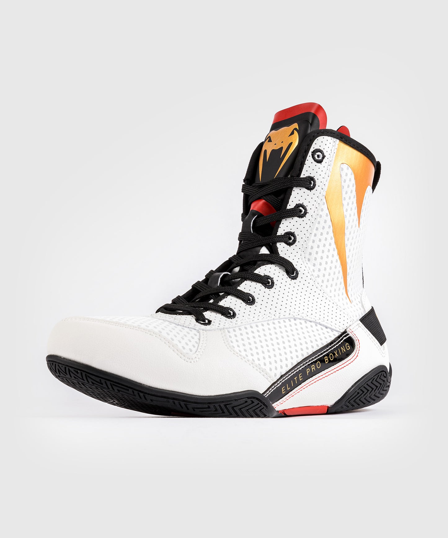 Venum Elite Scarpe da Boxe - Ghiaccio/Oro