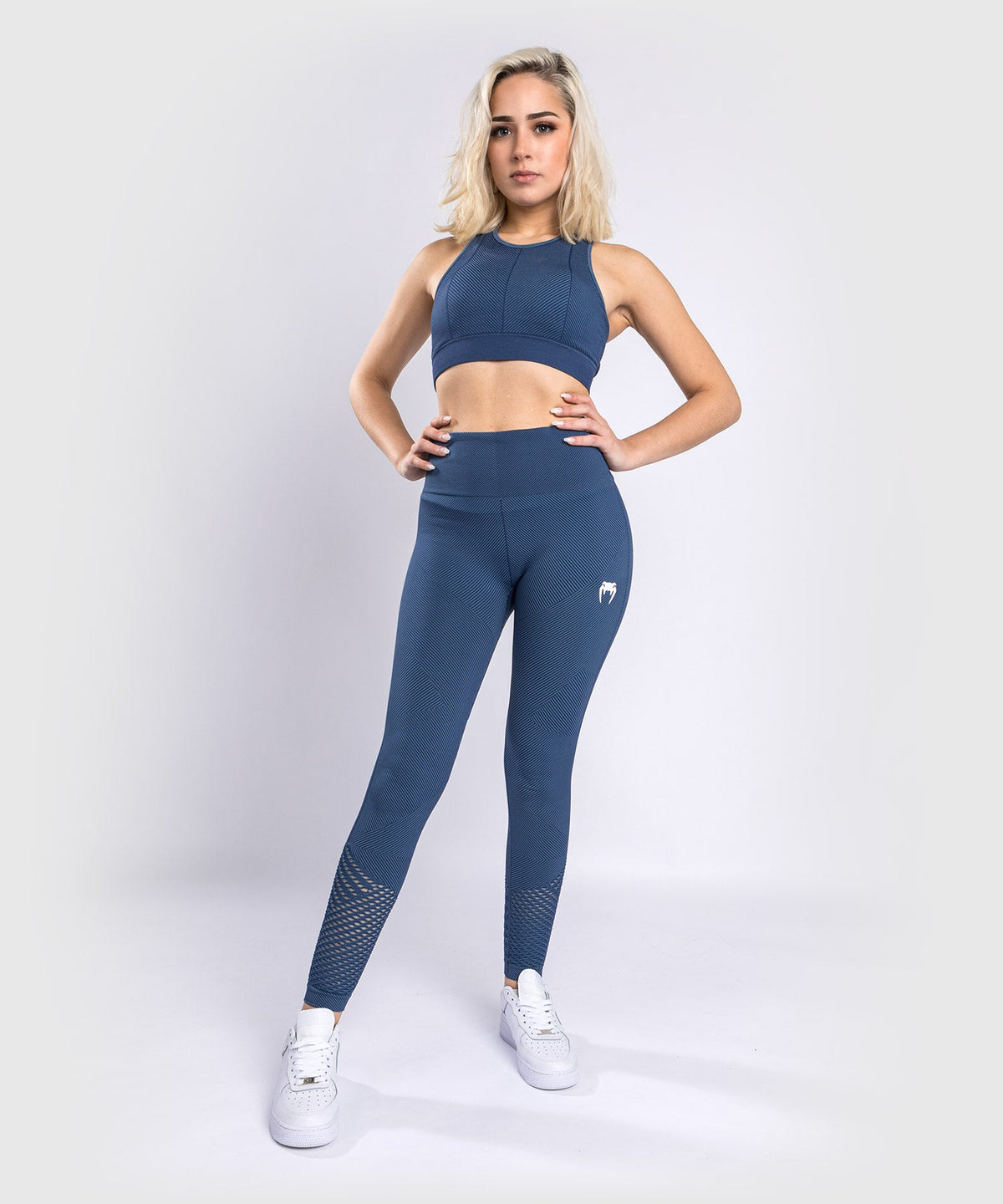 Venum Sparring Seamless Leggings 7/8 - Duck Blue