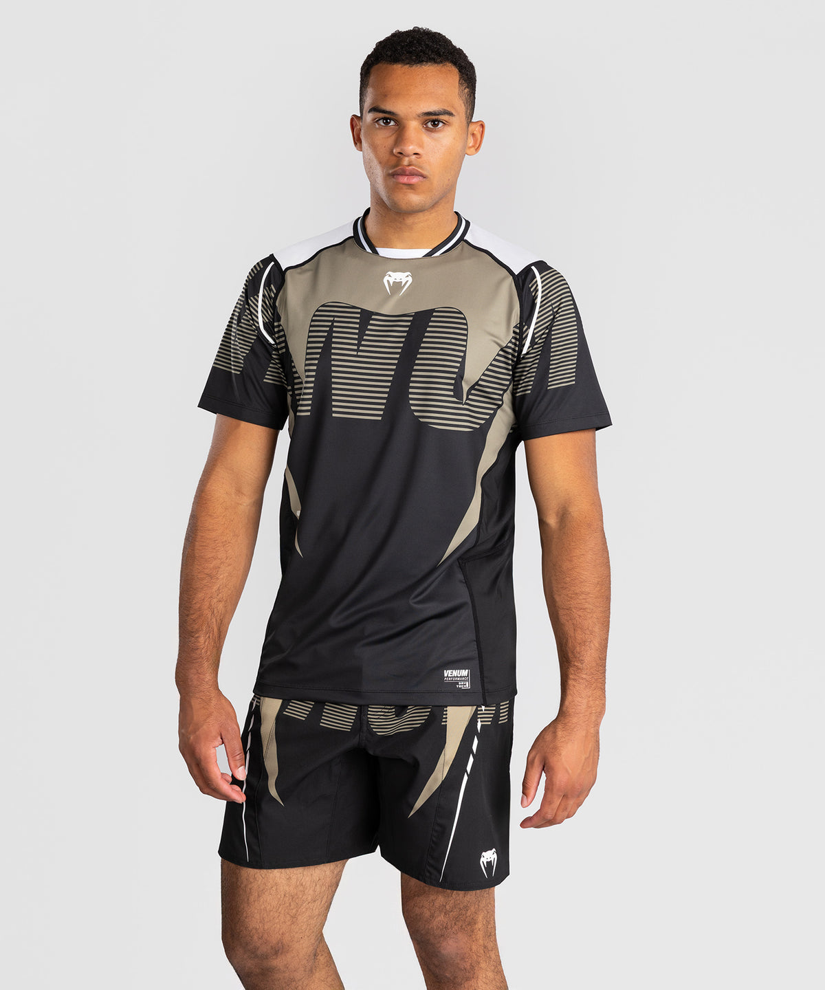 Venum Adrenaline Dry Tech Camiseta Técnica – Negro/Arena