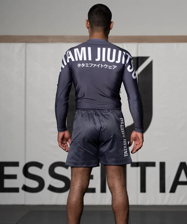 T-Shirt De Compression Impact Manches Longues Tatami Fightwear - Gris