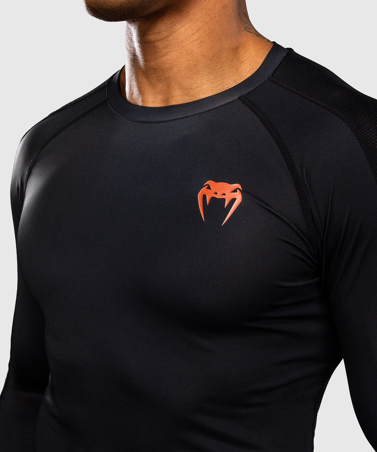Venum Thunder Dragon Rashguard Manga Larga – Negro/Gris/Cobre