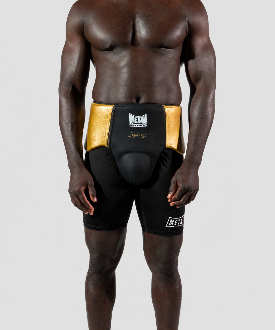 Metal Boxe Legacy Tiefschutz/Cup - Schwarz/Gold