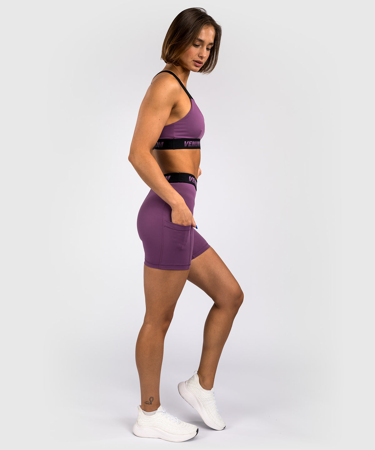 Venum Elevate Pantaloncini lunghi Vale Tudo da donna - Dusky Orchid