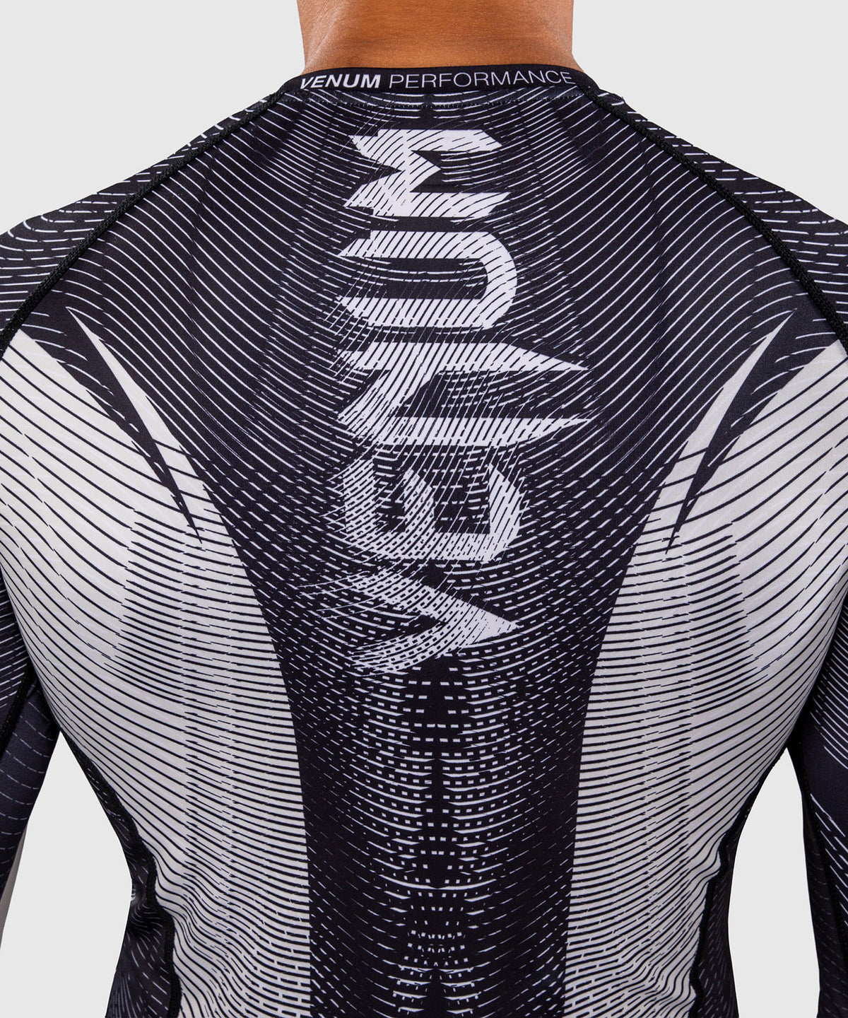 Rashguard à Manches Longues Venum Galactic 3.0 - Blanc Cassé/Noir