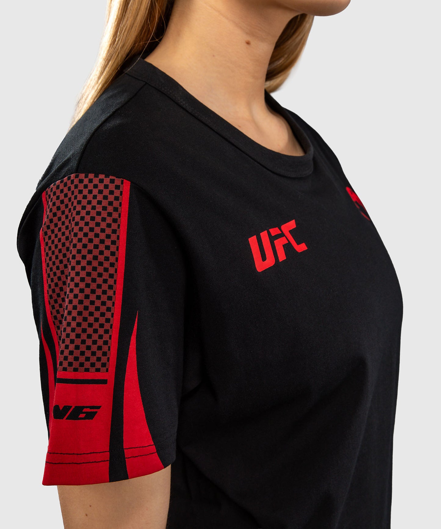 Venum UFC Unity by Venum Authentic Fight Week Damen-Kurzarm-T-Shirt - Schwarz