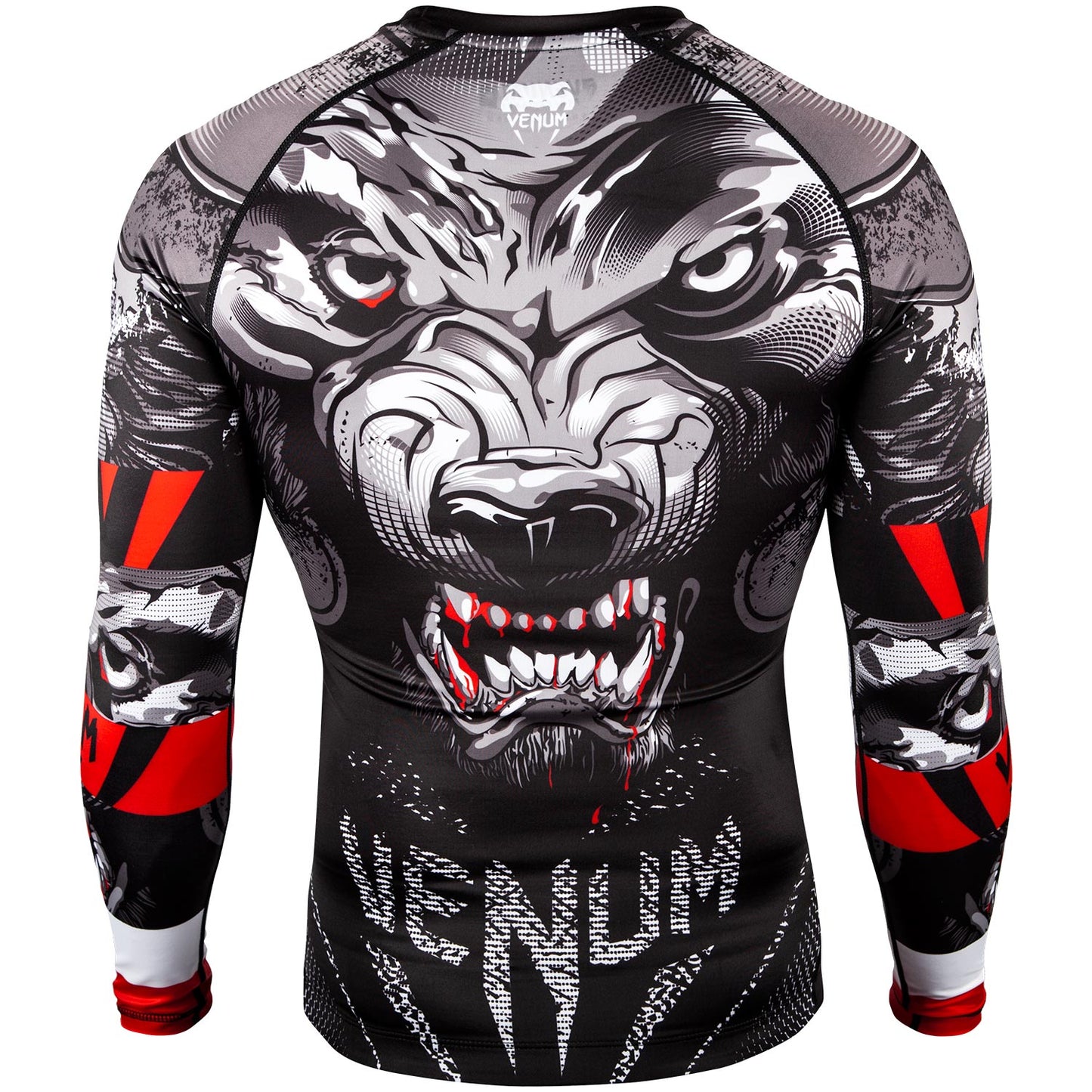 Venum Werewolf Rashguard - Langarm - Schwarz/Grau