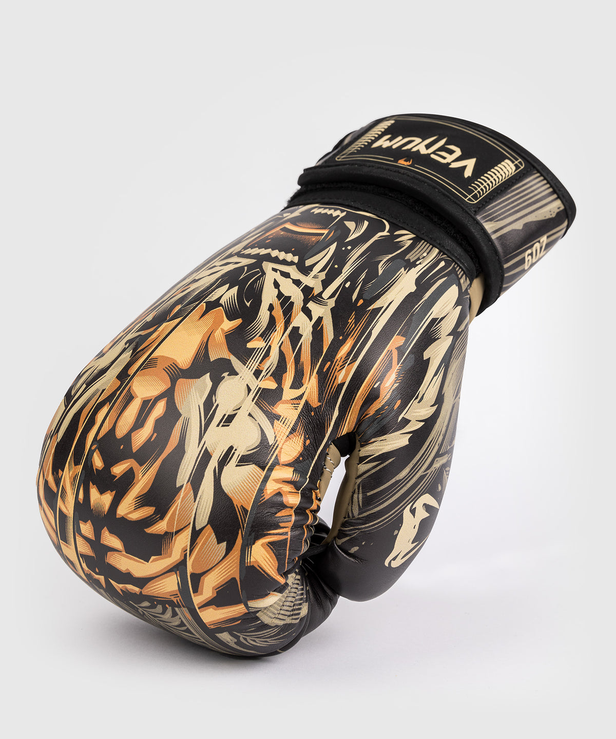 Venum Tiger Kinder Boxhandschuhe - Schwarz/Neon Orange