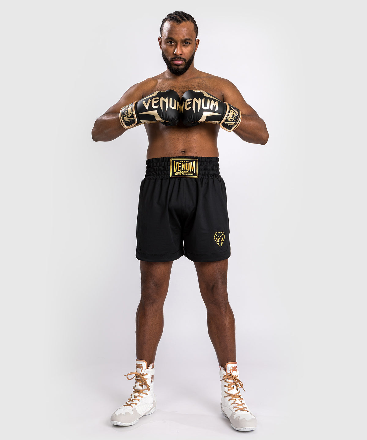 Short de boxe Venum Classic - Noir/Or