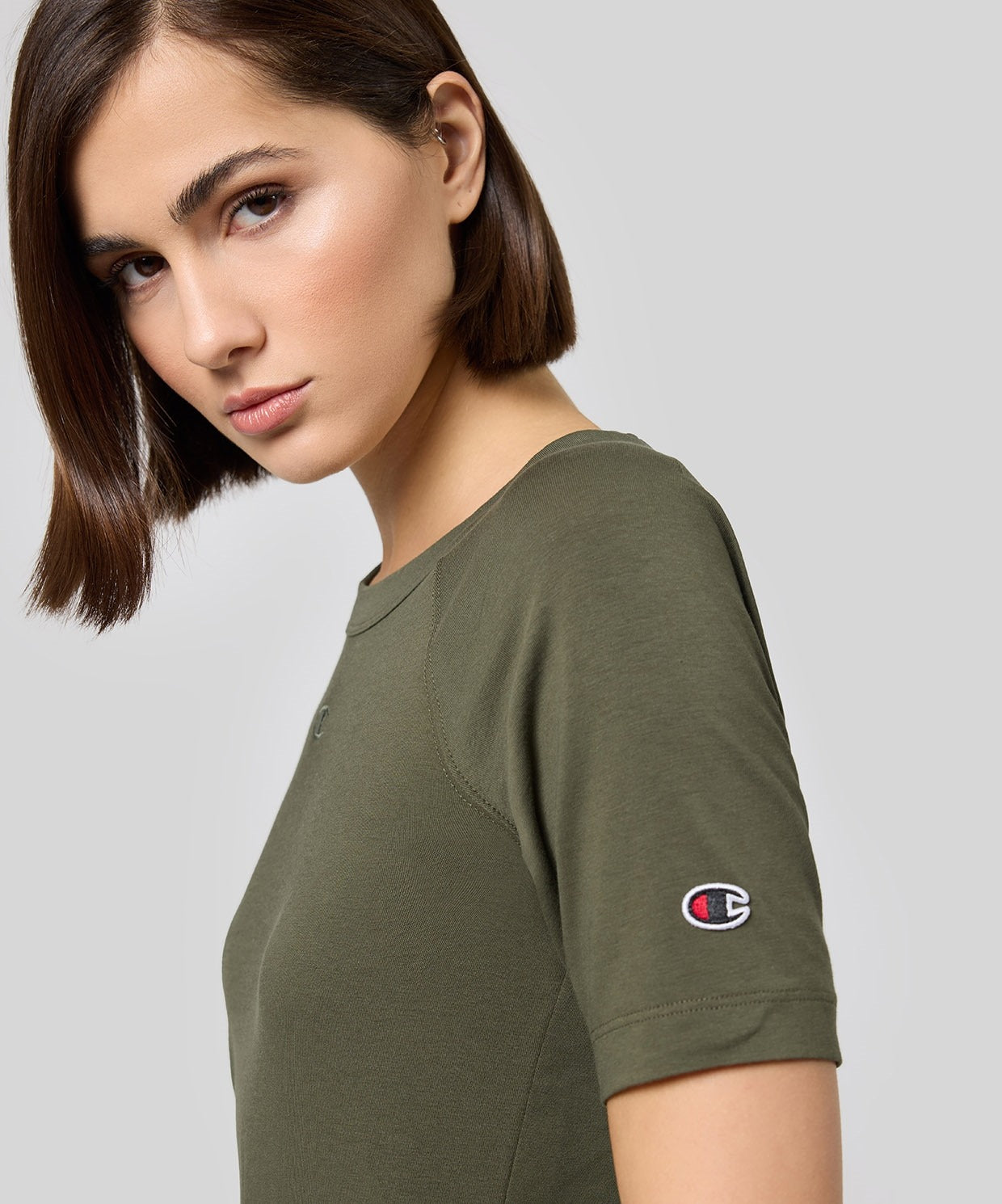 Champion T-Shirt Mujer – Caqui