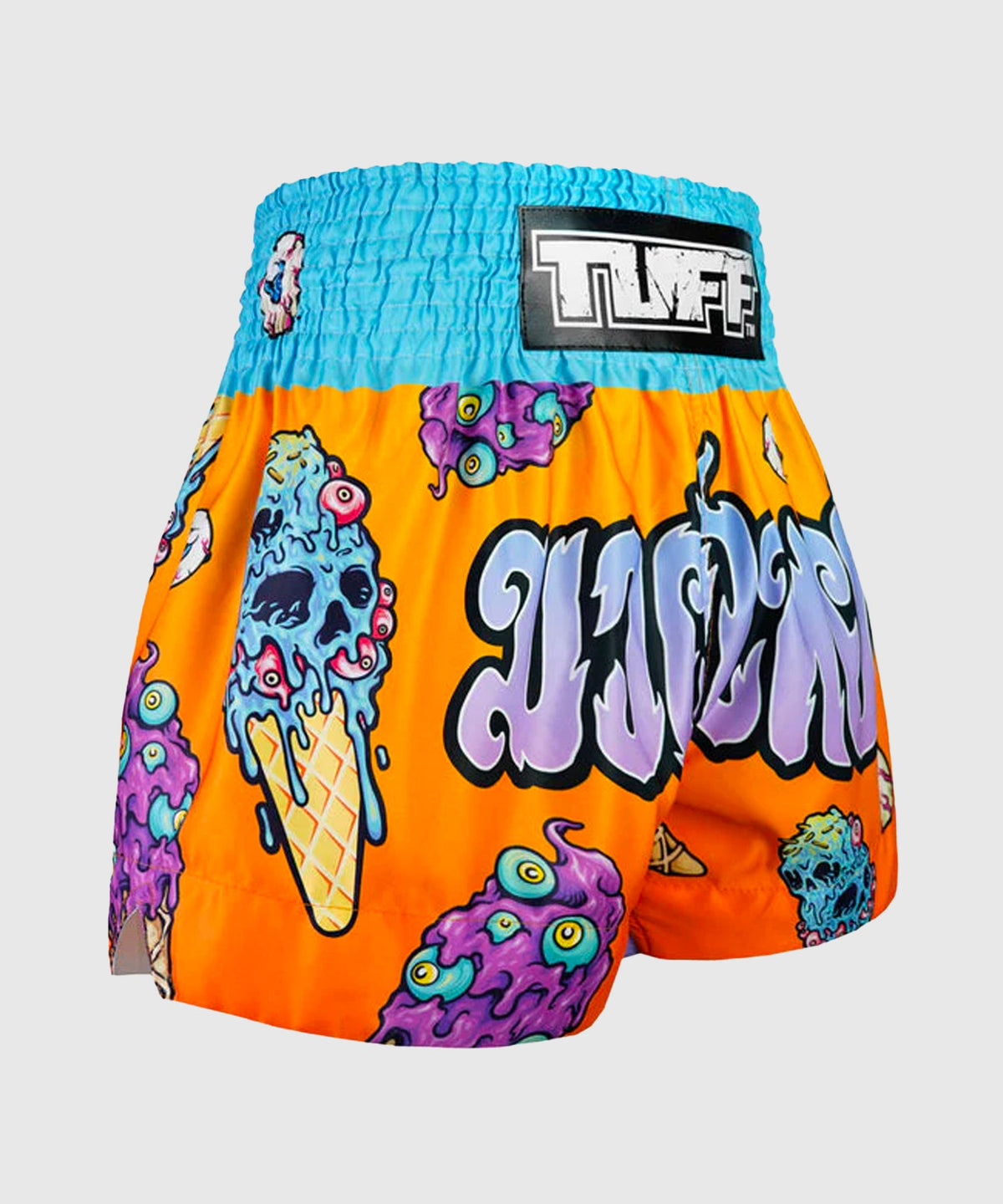 Tuff Eye-Scream Pantalones de Muay Thai - Naranja
