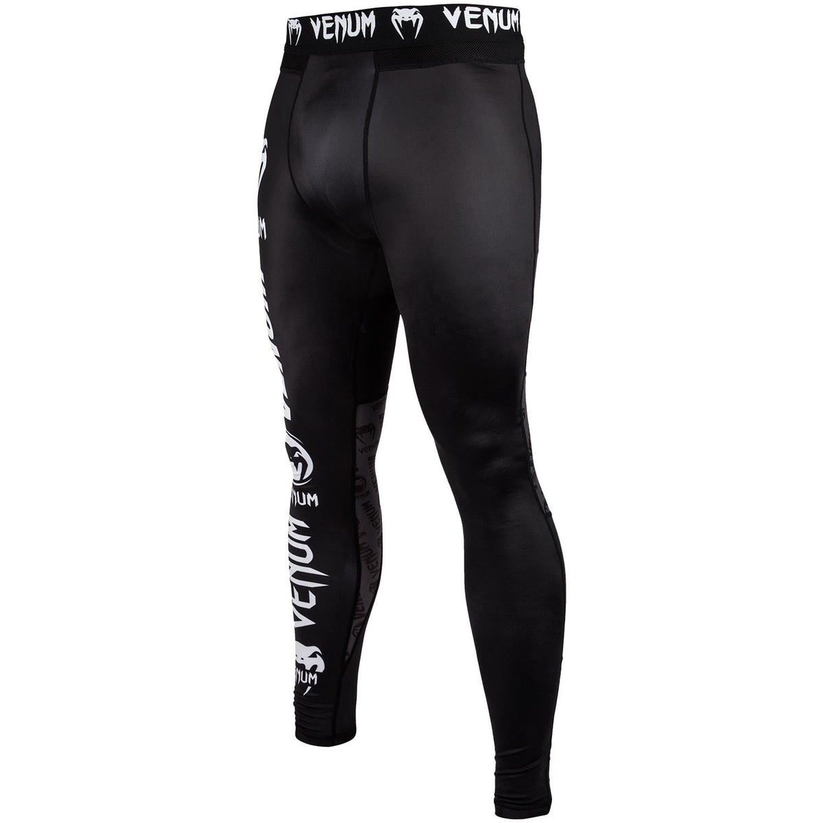 Pantalon de Compression Venum Logos - Noir/Blanc