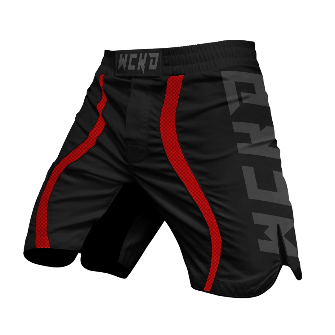 Wicked One Reset Fight Shorts - Black/Red