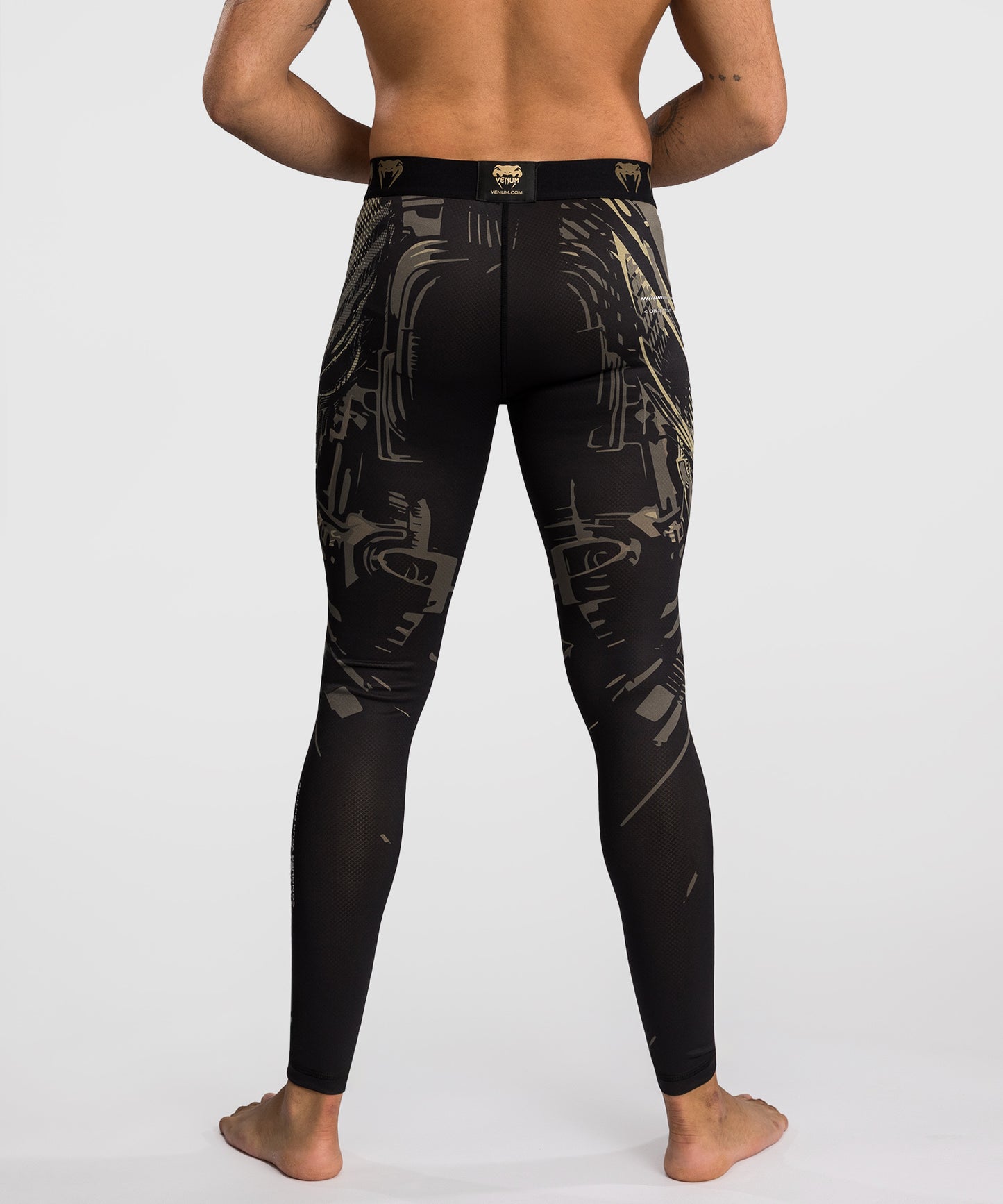 Venum Invader Spats - Schwarz/Sand