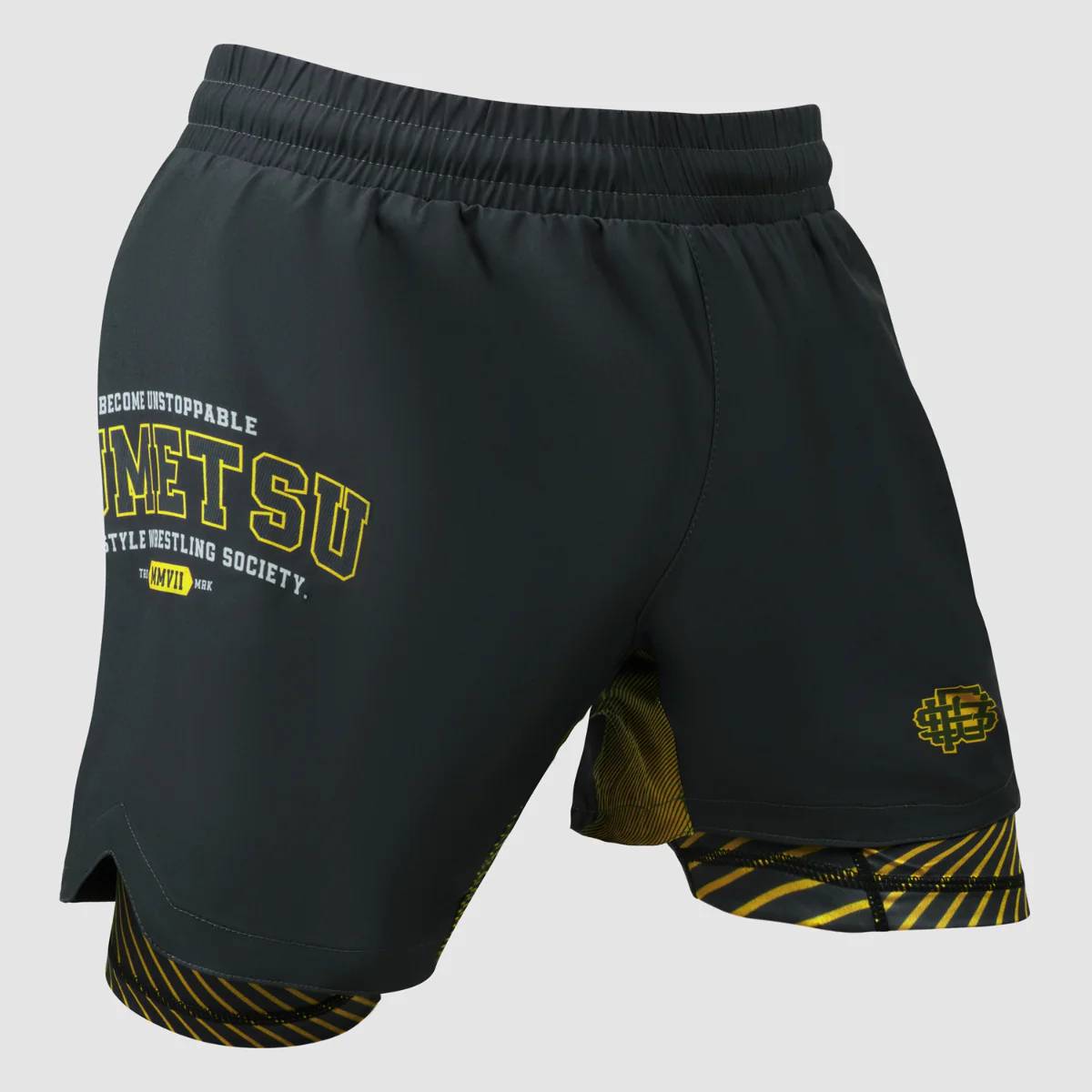 Short de MMA Fumetsu Dual Layer Varsity - Gris