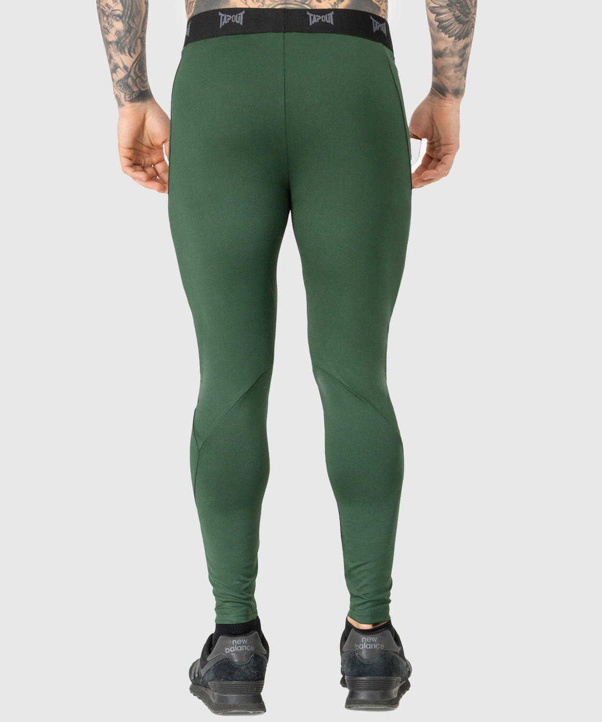 Tapout Training Leggings - Verde/Negro