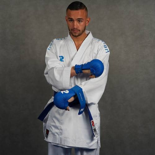 Fight Art Original Training & Compétition Karatehandschuhe - Blau