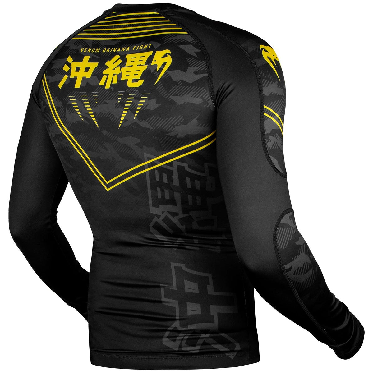 Venum Okinawa 2.0 Rashguard - Langarm - Schwarz/Gelb