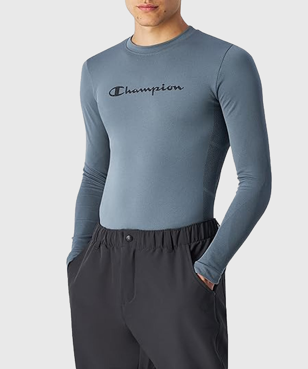 Champion Seamless T-shirt a Compressione - Grigio