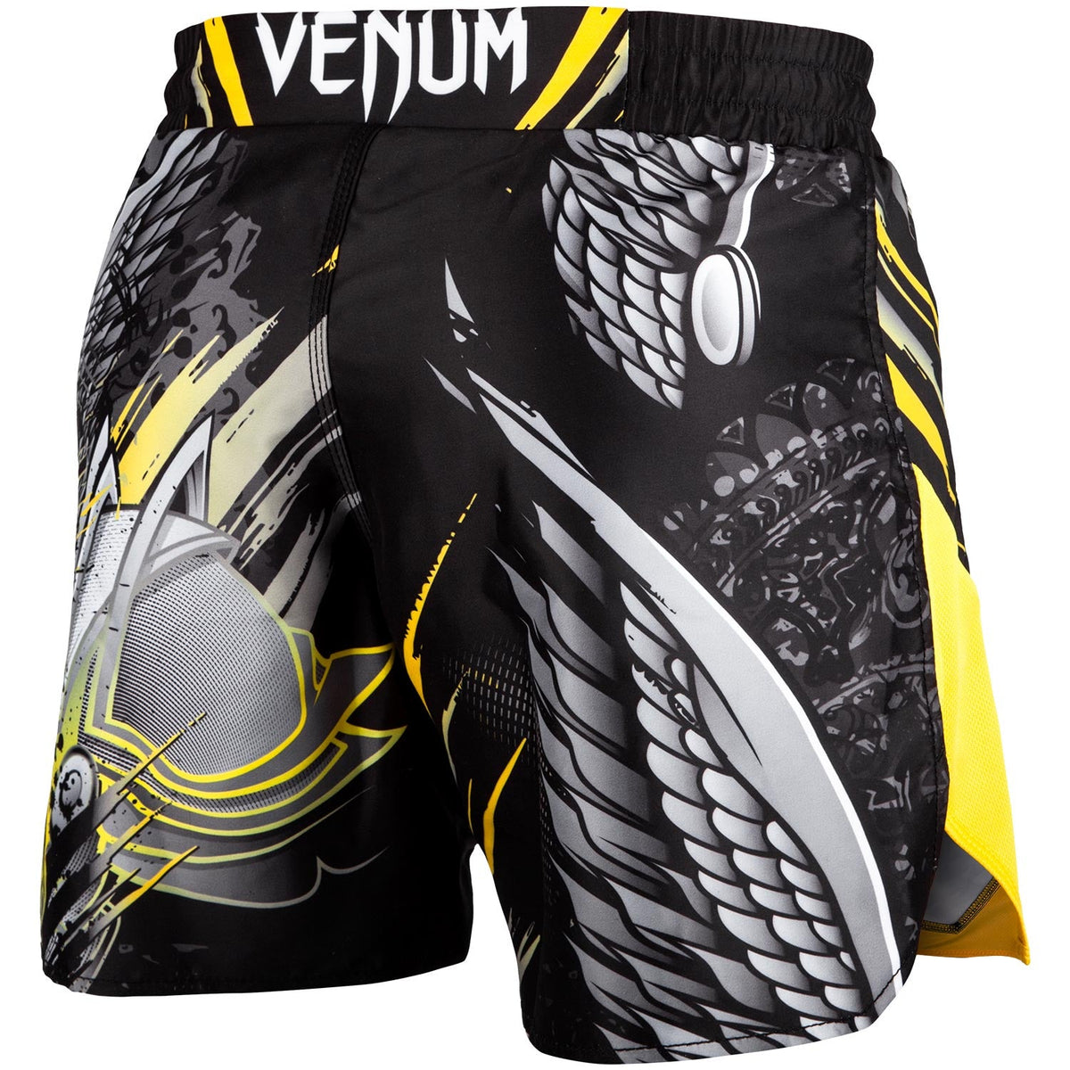 Venum Viking 2.0 short fightshorts - Black/Yellow
