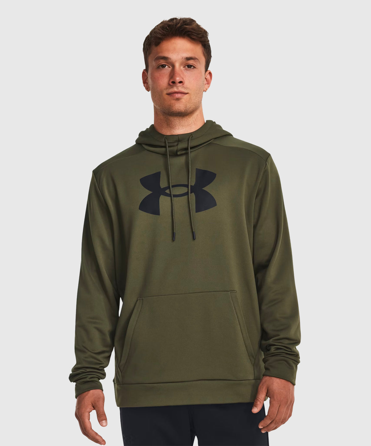 Under Armour Fleece Big Logo Felpa con Cappuccio – Khaki