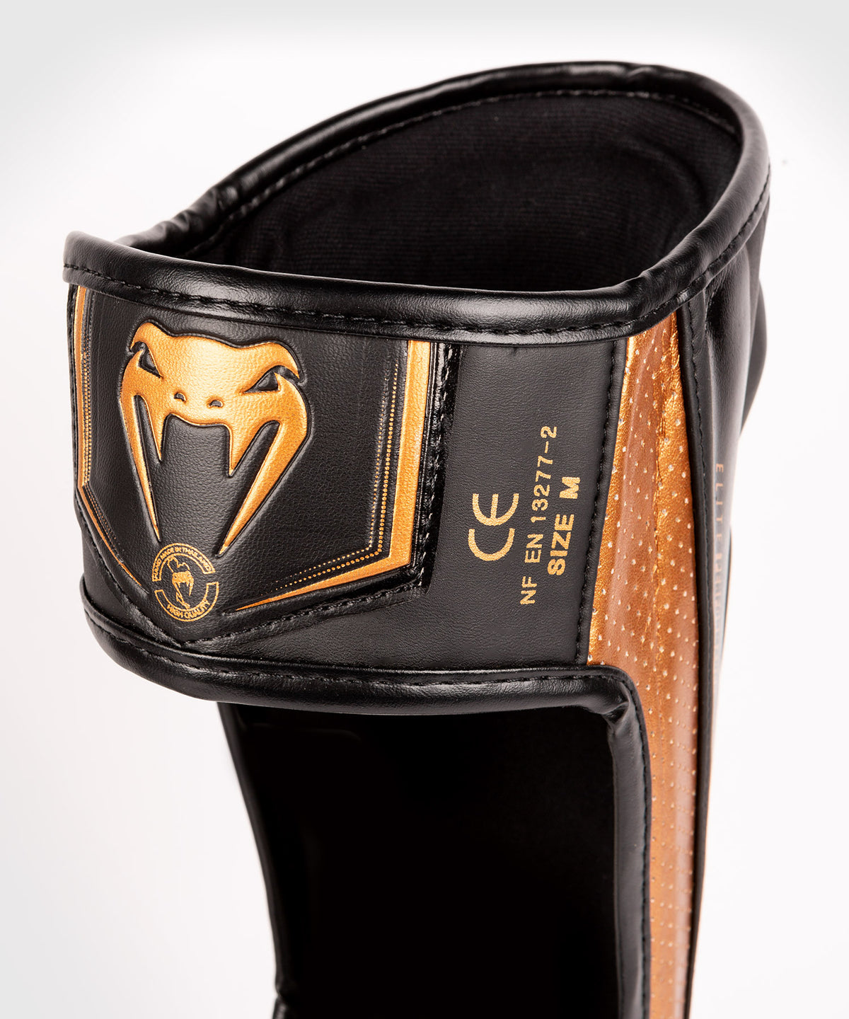 Venum Elite Evo Schienbeinschoner - Schwarz/Bronze