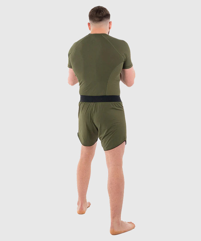 Metal Boxe Fightshorts - Cachi/Arancione