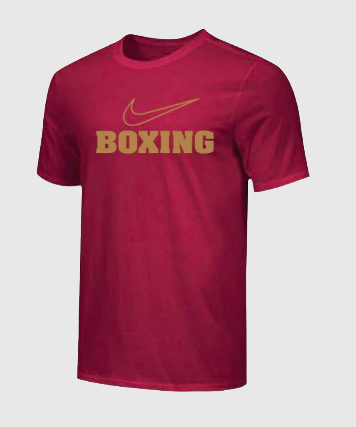 Nike Boxing Rawdacious T-Shirt - Rot/Metallic Gold