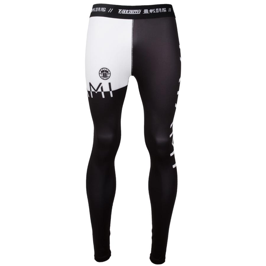 Tatami Fightwear 50/50 Kompressionshose - Schwarz/Weiß