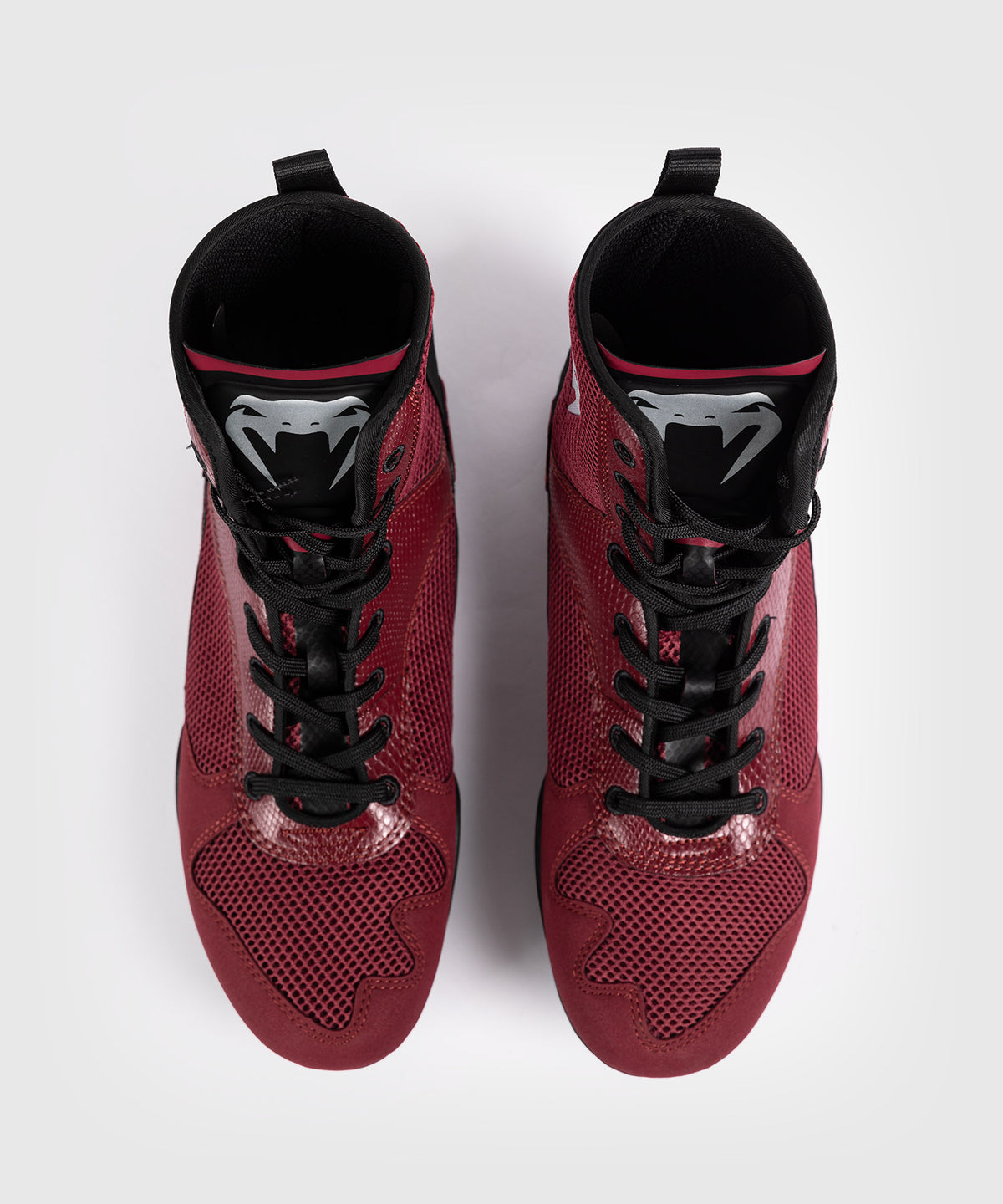 Venum Elite Scarpe da Boxe - Borgogna/Argento
