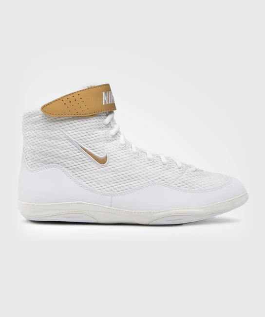 Nike Inflict 3 Calzado de Lucha - Blanco/Oro