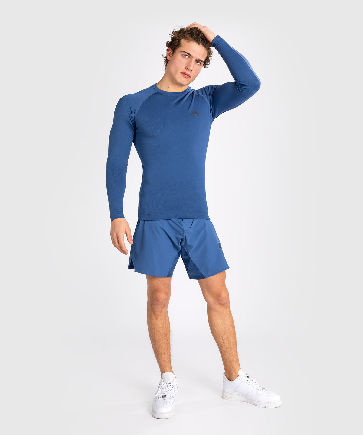 Venum Contender Rashguard a maniche lunghe - Blu