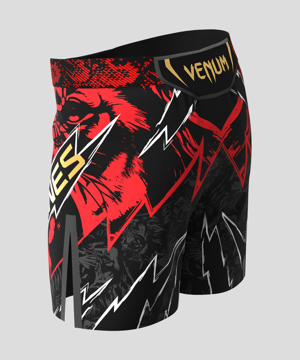 Men's UFC Unrivaled by Venum Red Jon Jones Short Fit Fight Short
